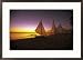 Sailboats On The Beach Of Boracay, Philippines Photography Framed Art Poster Print by Dorian Weber, 29x21