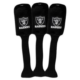 Oakland Raiders NFL 3 Pack Headcovers