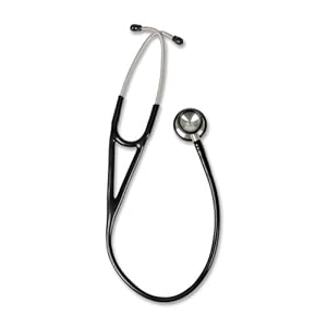 Medline Accucare Cardiology Stethoscope, Black