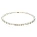 14k Gold 6.5-7mm White Akoya Saltwater Cultured Pearl Necklace AA+ Quality, Princess Lengths - 18, 20, 22 Inches