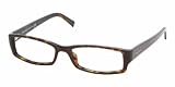 Prada Eyeglasses PR19LV Havana 2AU1O1 Size 52