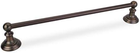 Elements BHE5-04DBAC 24 Inch Conventional Towel Bar, Dark Brushed Antique Copper by Jeffery Alexander