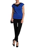 Morgan Camiseta Manga Corta (Azul)