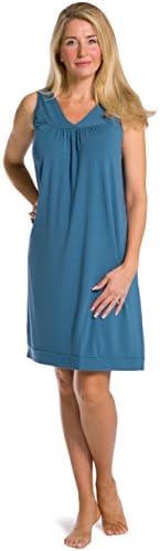 Fishers FineryWomen's Ecofabric Sleeveless Nightgown; Relaxed Fit