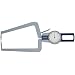 Mitutoyo 209 Series Caliper Gauge, Stainless Steel, Metric, Pointed Jaw, For Outside Measurements