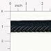 Lip Cord Trim - Black - Large - 3/8