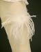 Ostrich Feather Bridal Garter