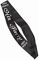 Hen Night Party Sashes | Hen Party Sash (Black/Silver)