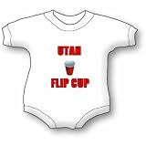 Utah Flip Cup Baby Ultrasoft Onesie