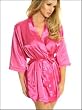 Shimmer Charmeuse Kimono Robe Plus