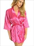 Shimmer Charmeuse Kimono Robe Plus