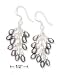 Sterling Silver Small Gray FW Pearl Cluster Earrings