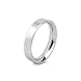 18ct White Gold 4mm Flat Wedding Ring - Heavy Weight