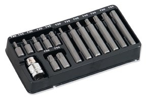 15-pc. 1/2 Drive Star Power Bit