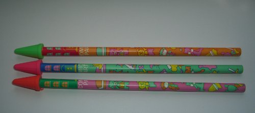 Comical Party HB #2 School Pencil, Eraser. 12 Pack.