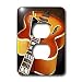 Music - Jazz Guitar - Light Switch Covers - 2 plug outlet cover