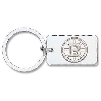 NHL Silvertone Key Chain Boston Bruins