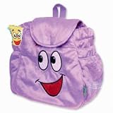Dora the Explorer Mr. Face Purple Plush Backpack