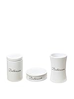Boltze Accesorio de Baño 3 Piezas Lida Blanco