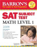Barrons MathLevel1 SAT preparation