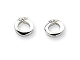 White Ice(tm) Sterling Silver Diamond Earrings