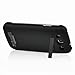 Samsung Galaxy S3 i9300 External (3200 mAh) Battery Power Pack Case (With Media Kick Stand) (Black) + Free Screen Protector