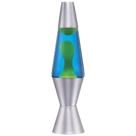 Blue and Yellow Petite Lava Lamp from Lava Lamps