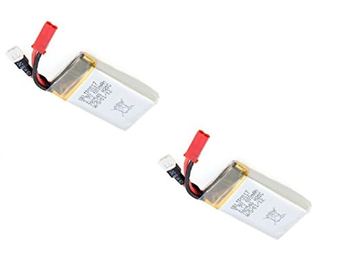 2 x Quantity of Walkera QR W100S 5.8Ghz FPV 3.7v 600mAh 20c LiPo Battery Rechargeable Power Pack - FAST FREE SHIPPING FROM Orlando, Florida USA!