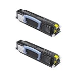 2 Pack: Dell 310-8707, 310-8709, 310-8706, 310-8708 Compatible Laser Toner Cartridge for Dell 1720, 1720N, 1720DN, 1720TD Printer, Black color, 6,000/ea Page Yield