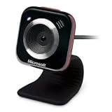 Microsoft LifeCam VX-5000 - Web camera - color - audio - Hi-Speed USB - LIFECAM VX5000 WXP/WV USB PORT H/W CD RED