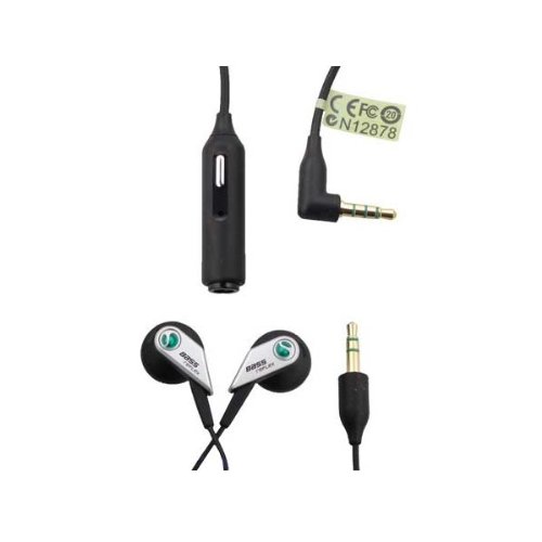 SonyEricsson MH-500 Stereo Bass Reflex Headset Black for the Sony Ericsson Vivaz, Vivaz Pro, Xperia X8, Xperia X10, Xperia X10mini and Xperia X10 mini pro phone models.
