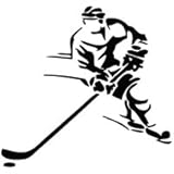 Hockey Carry Post - Tribal Decal Vinyl Car Wall Laptop Cellphone Sticker