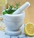 5" White Marble Mortar and Pestle
