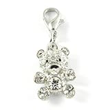 Charms Anhänger Strassbärchen für Bettelarmband 10601