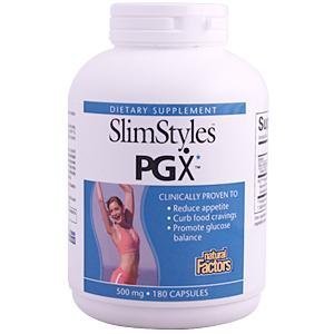 Natural Factors Slimstyles, PGX 500mg Capsules, 180-Count