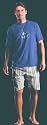 JOCKEY Pyjama Schlafanzug kurz Shorty Oberteil Jersey, Hose gewebte Baumwolle Gr. S - 3XL