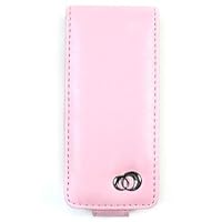 Premium Flip Leather Case with Swivel Belt Clip + Screen Protector for Apple iPod Nano Nano-Chromatic + Young Micro (Black) Silicone Skin Shoe Pouch - Pink