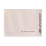 2000 HONDA S2000 Owners Manual User Guide by Honda
