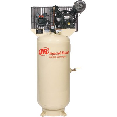 - Ingersoll Rand Type-30 Reciprocating Air Compressor - 5 HP, 230 Volt 3 Phase, Model# 2340L5-V
