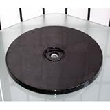 TV Swivel - 9 Turn Table (Black) (9 Diameter x .5 H)
