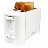Continental Electric White 2-Slice Toaster