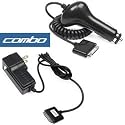 2-Piece Value Combo Pack Of Brand New Home Wall Travel Plug in Ac Charger + Vehicle Cigarette Lighter Power Car Charger with IC Chip For SanDisk Sansa