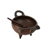 Pomaireware Clay Small Pig Sauce Dish with Spoon