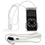Apple iPod Nano MP3 Player (1st Gen) Transparent Snap On Crystal Clear Hard Shell Case+Strap
