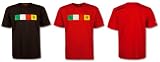 Ferrari Check T-Shirt in Black & Red
