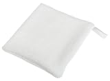 Aquis Microfiber Facial Mitt, White (Pack of 6)