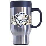Los Angeles Dodgers Stainless Steel 18 oz Travel Beverage Mug - MLB Baseball Fan Shop Sports Team Merchandise