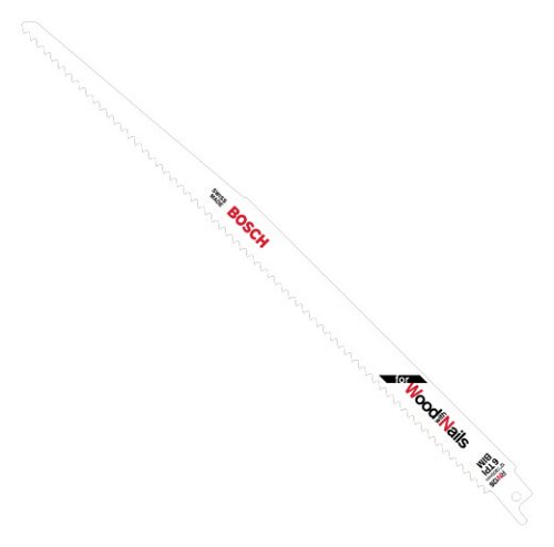 Bosch RN126 12-Inch 6 TPI Bi-Metal All Purpose reciprocating Saw Blades - 5 Pack