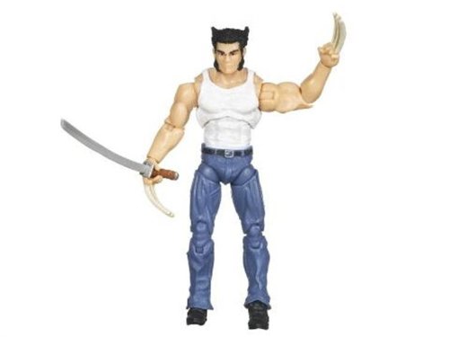  X-Men Origins Wolverine Comic Series 3 3/4 Inch Action Figure Logan (White Tee and Sword)