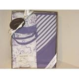 Disney Just Begun Princess Minnie Mouse Gift Set Featuring Purple Bodysuit Onesie, Hooded Blanket and Beanie Hat for Girl Size 18 Months
